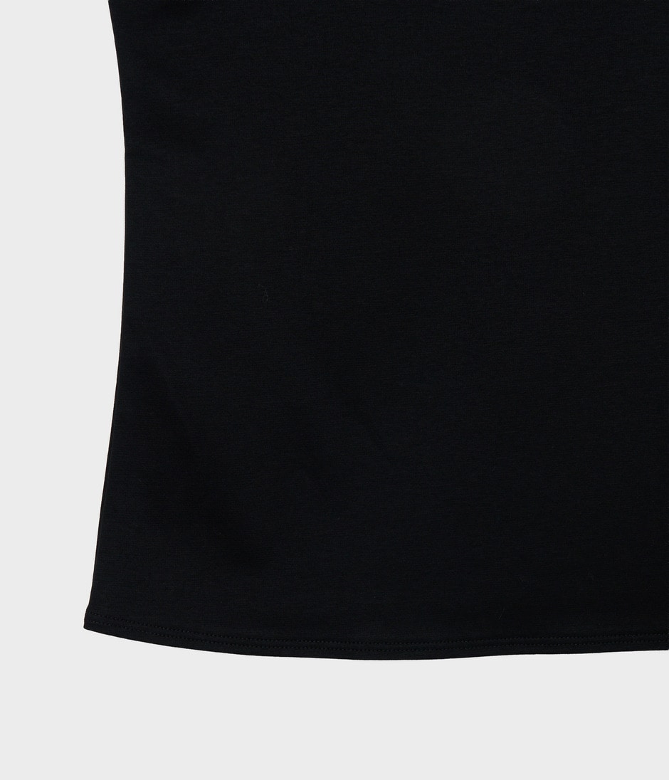 ROUND NECK TOP 詳細画像 BLACK 5