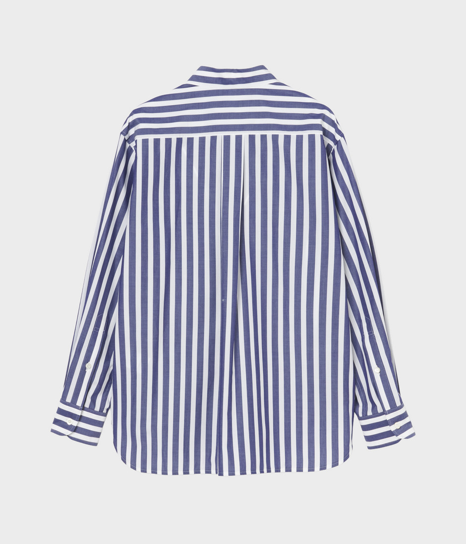 CLASSIC STRIPE SHIRT 詳細画像 NAVY 2