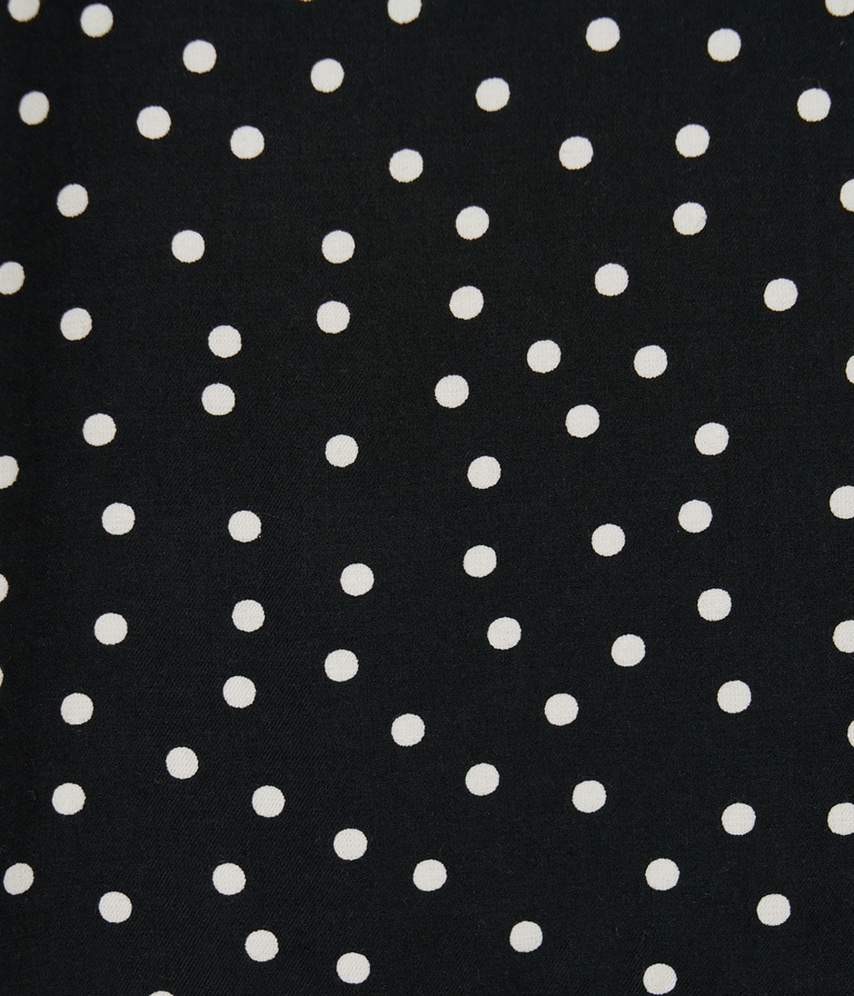 POLKA DOT DRAWSTRING TROUSERS 詳細画像 BLACK&WHITE 6