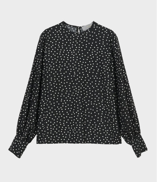 POLKA DOT BOW BLOUSE 詳細画像