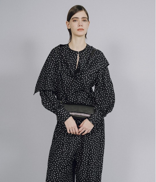 POLKA DOT BOW BLOUSE 詳細画像