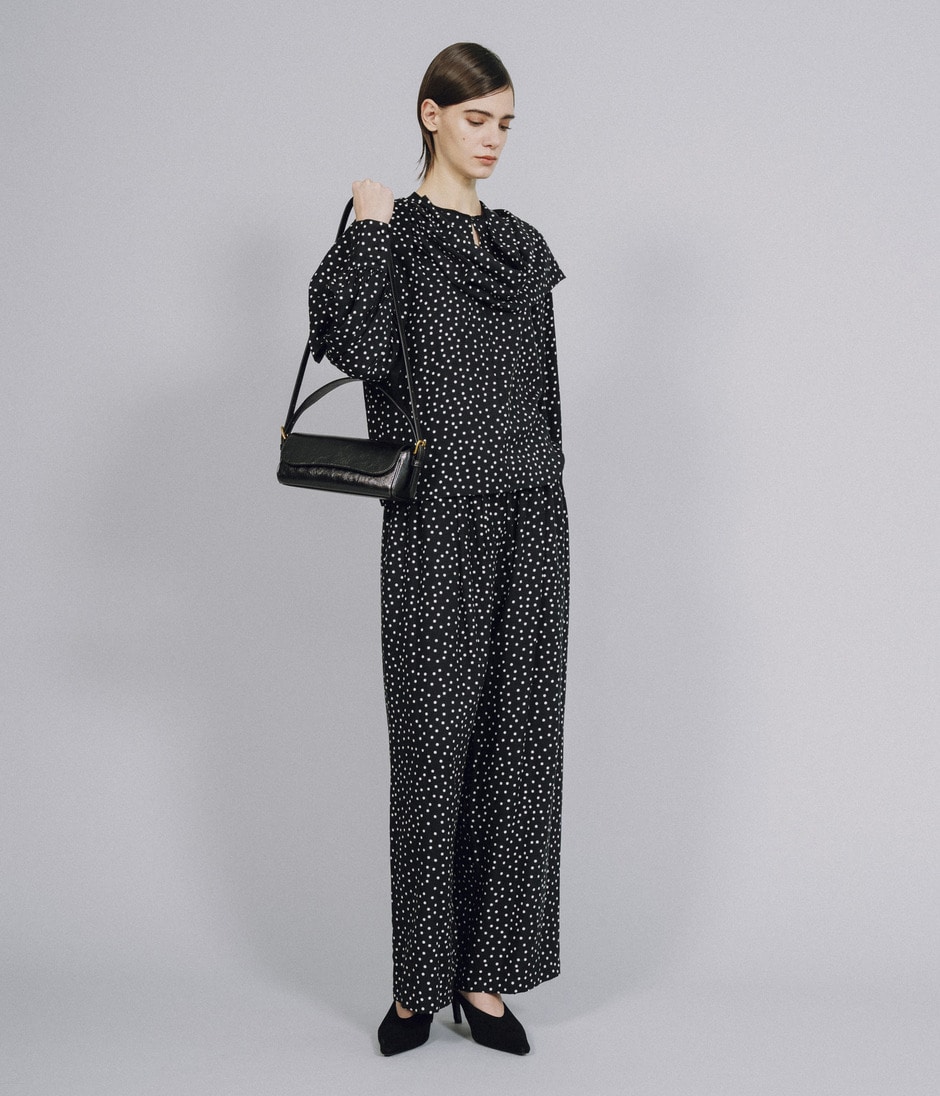 POLKA DOT BOW BLOUSE 詳細画像 BLACK&WHITE 8