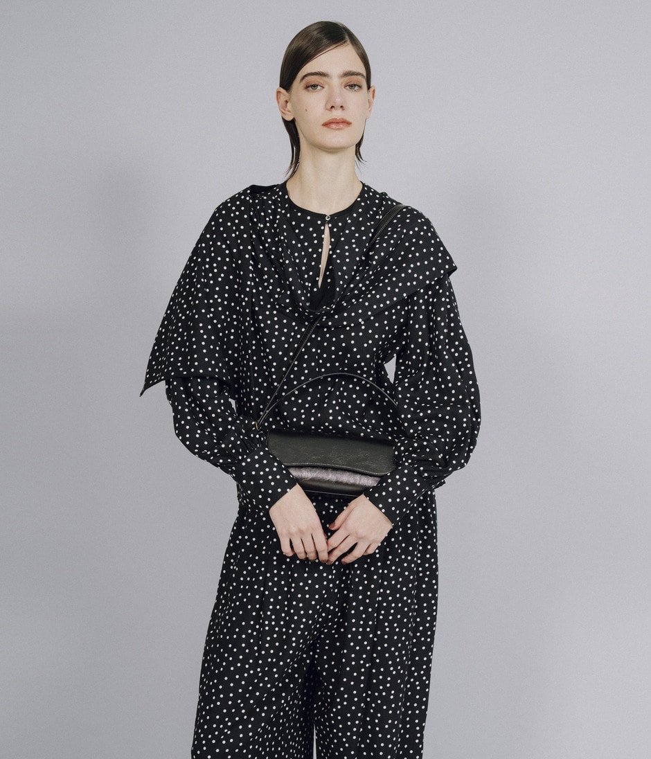 POLKA DOT BOW BLOUSE 詳細画像 BLACK&WHITE 9