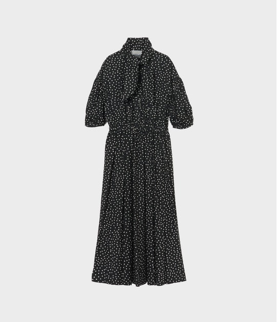 POLKA DOT TIE DRESS