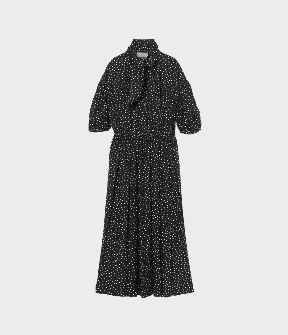 POLKA DOT TIE DRESS 詳細画像 BLACK&WHITE 1