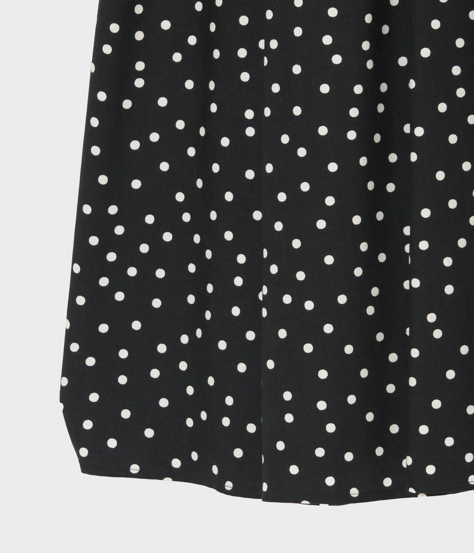 POLKA DOT TIE DRESS 詳細画像 BLACK&WHITE 5