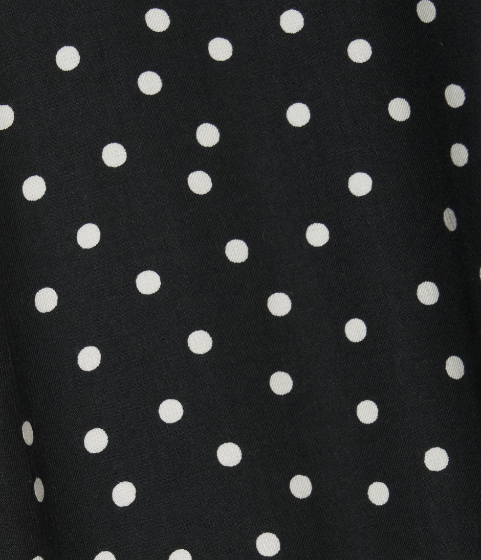 POLKA DOT TIE DRESS 詳細画像 BLACK&WHITE 6