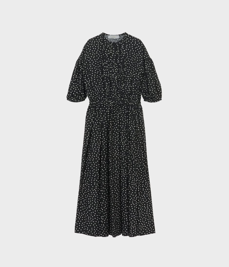 POLKA DOT TIE DRESS 詳細画像 BLACK&WHITE 7