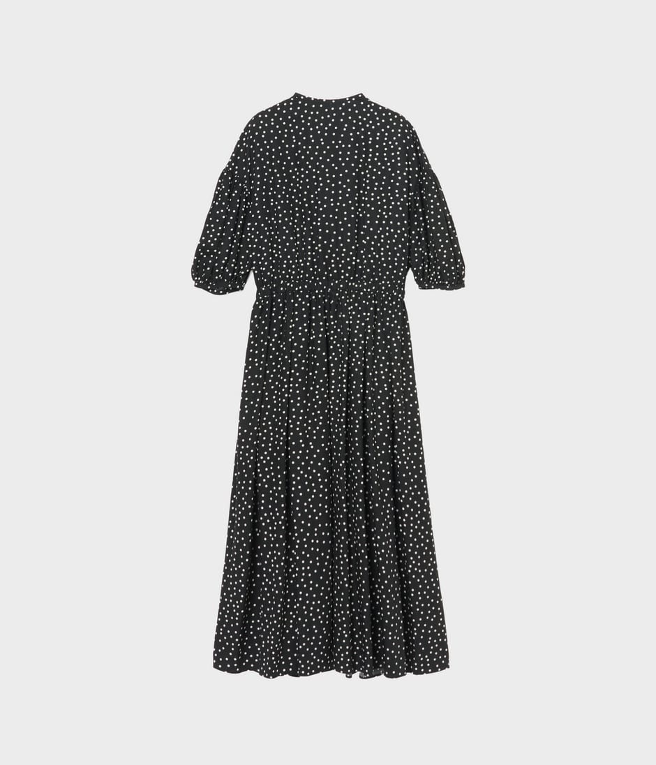 POLKA DOT TIE DRESS 詳細画像 BLACK&WHITE 8