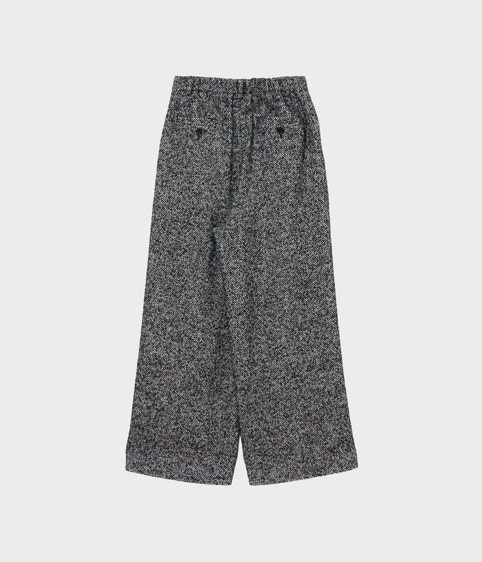 Tucked trousers 詳細画像 BLACK 2