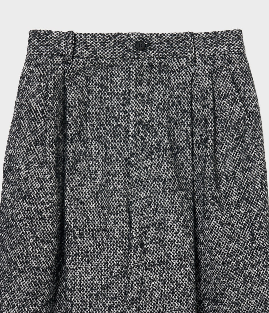 Tucked trousers 詳細画像 BLACK 3