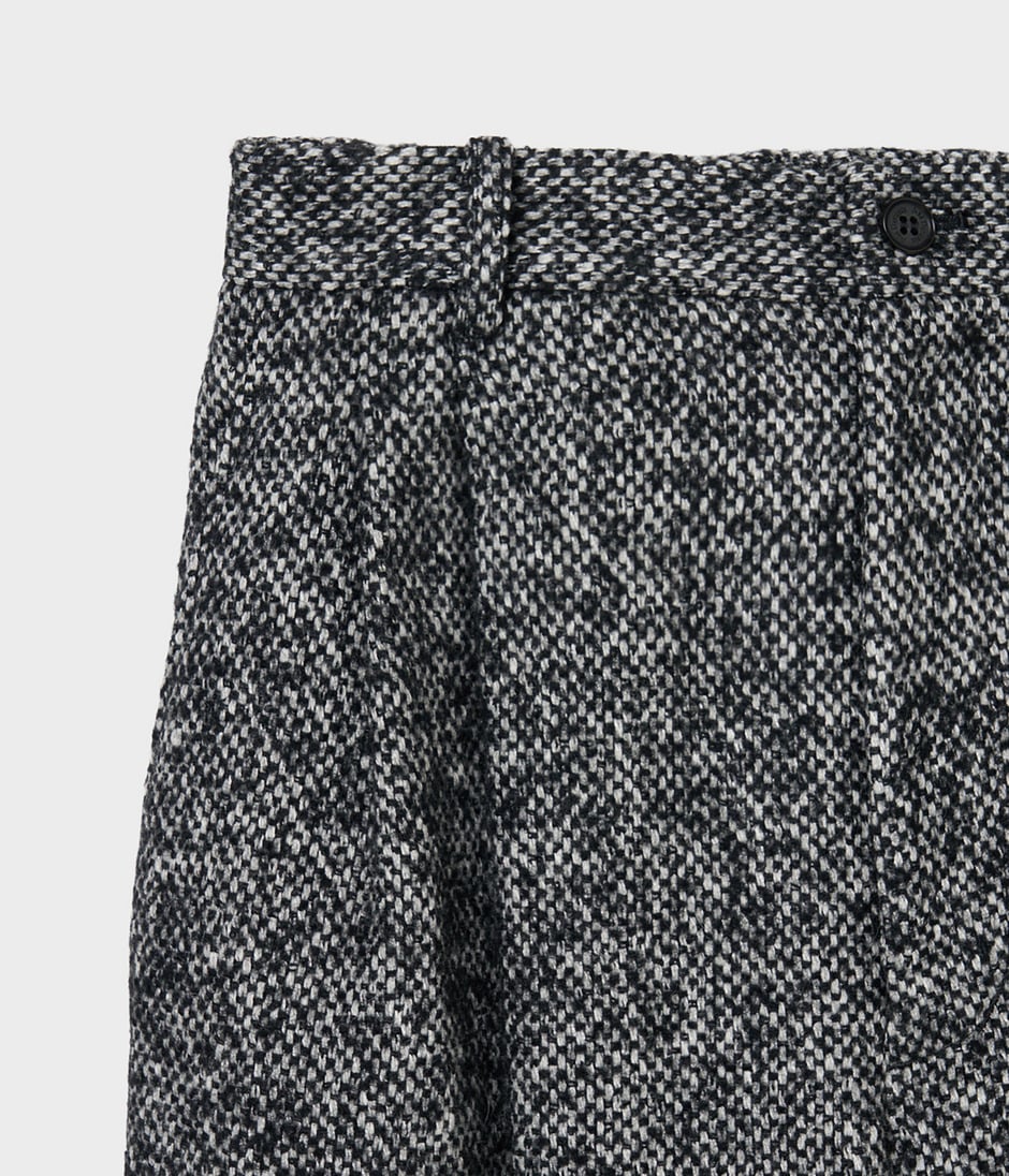 Tucked trousers 詳細画像 BLACK 4