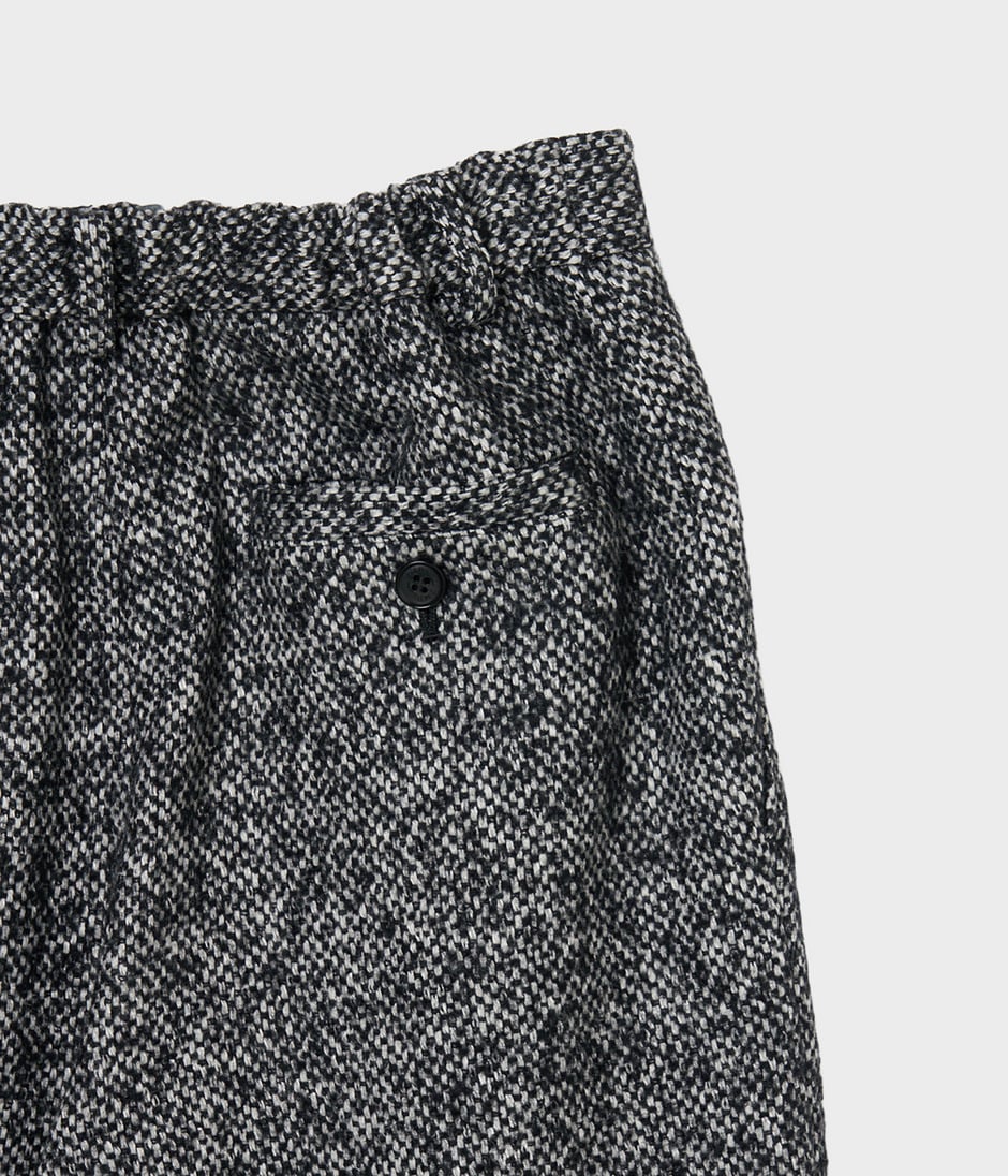 Tucked trousers 詳細画像 BLACK 5
