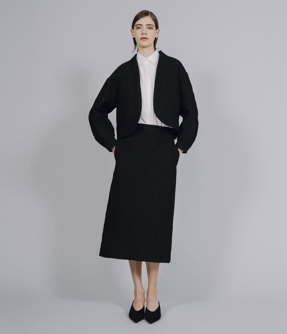 GEOMETRIC SKIRT 詳細画像 BLACK 7
