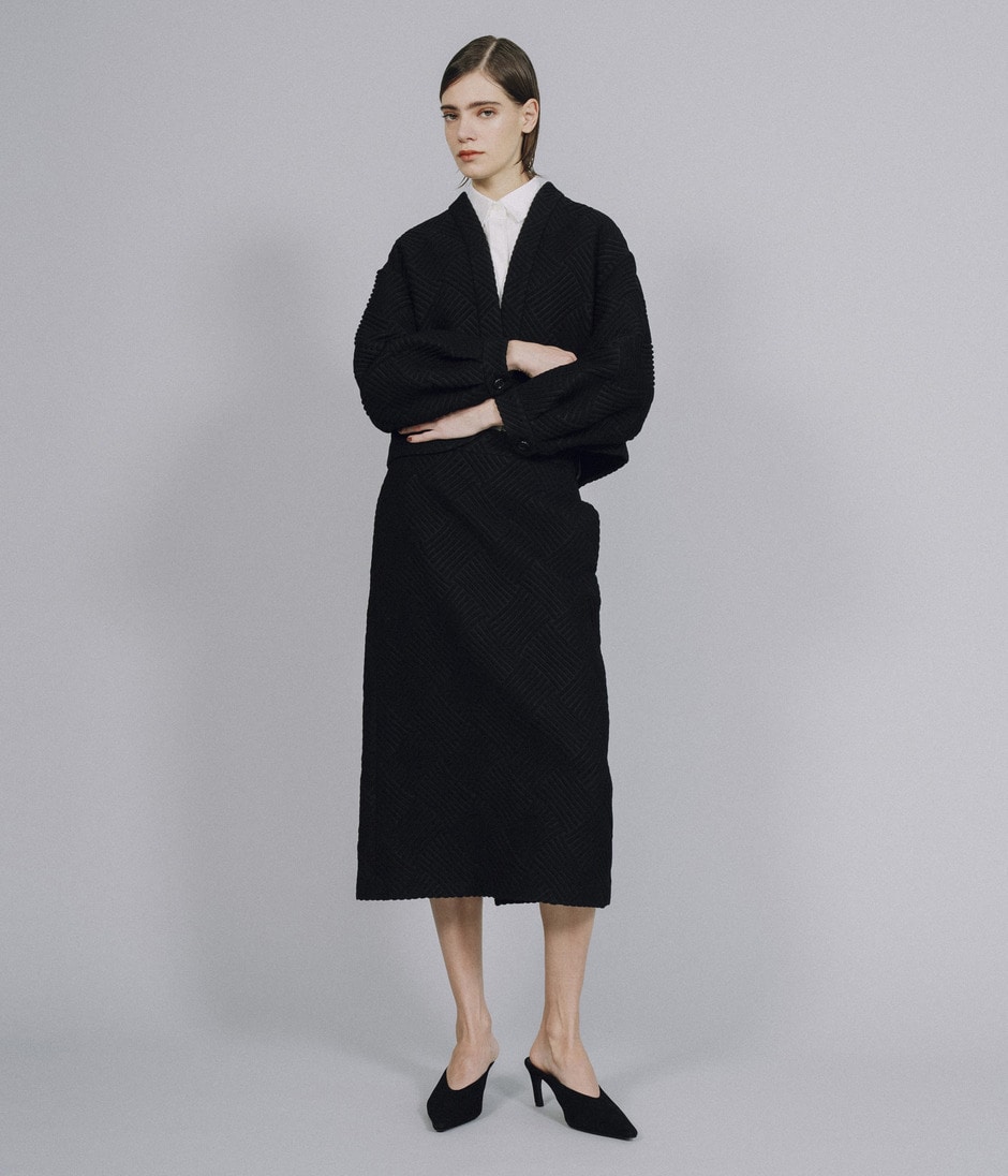 GEOMETRIC SKIRT 詳細画像 BLACK 8