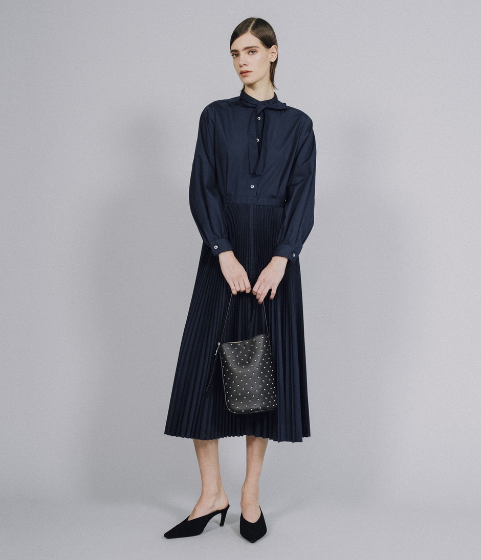 PLEATED DRESS 詳細画像 NAVY 8