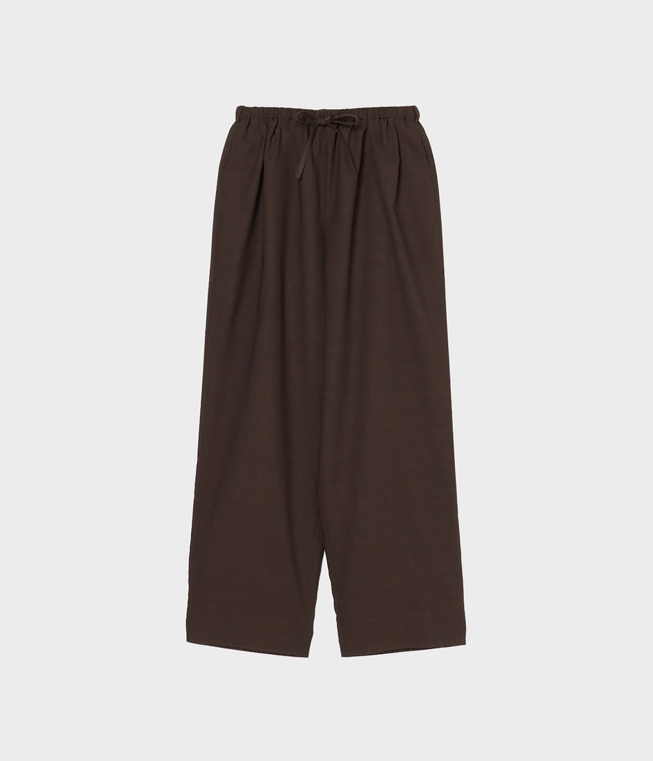 DRAWSTRING TROUSERS 詳細画像 BROWN 1