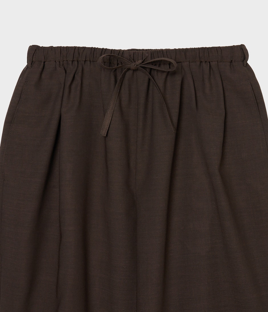 DRAWSTRING TROUSERS 詳細画像 BROWN 3