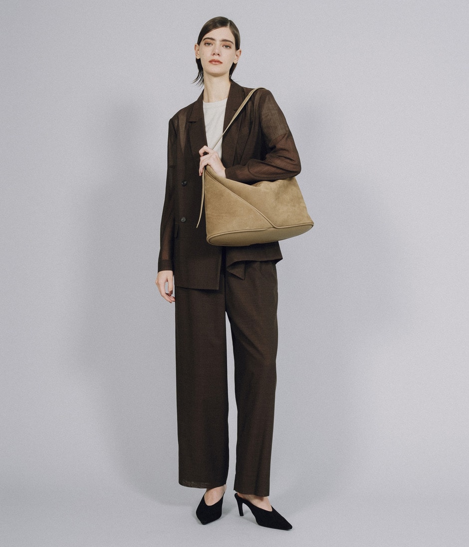DRAWSTRING TROUSERS 詳細画像 BROWN 7