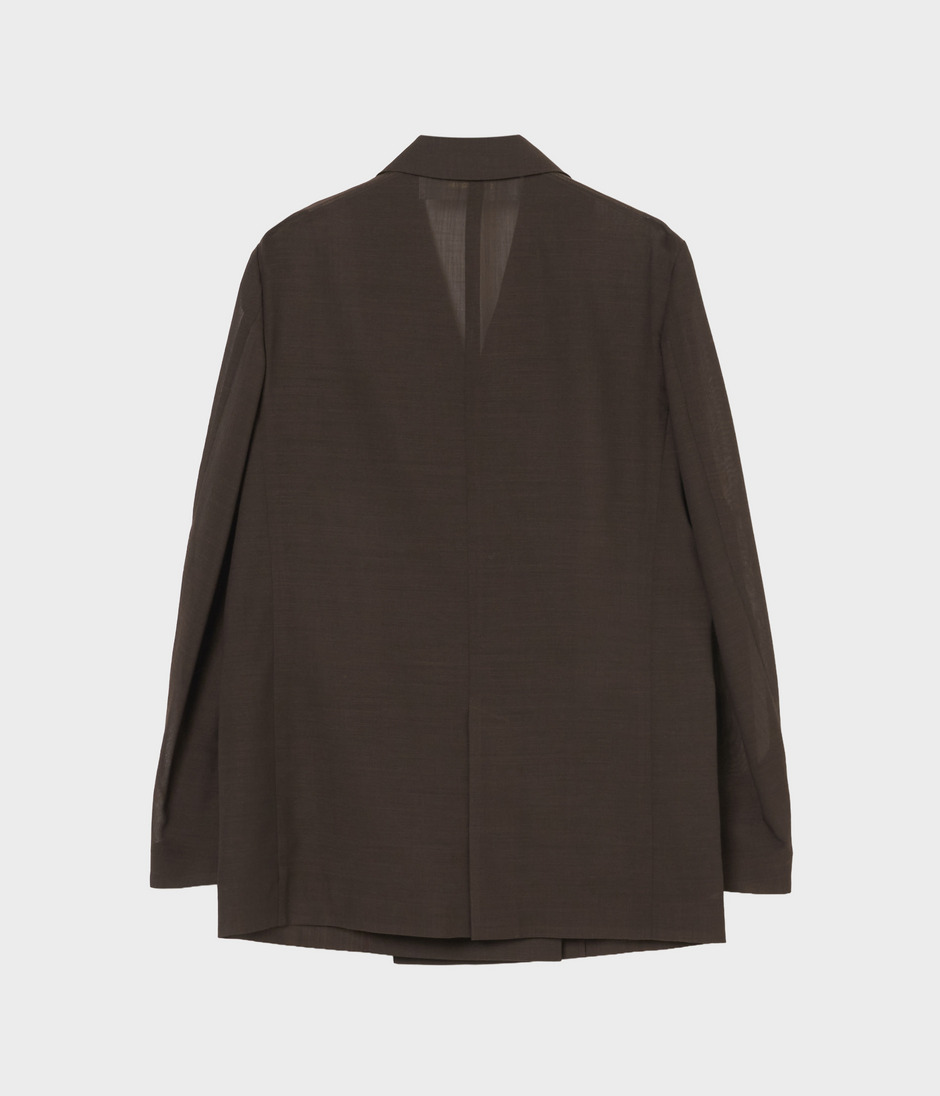 DOUBLE-BREASTED JACKET 詳細画像 BROWN 2