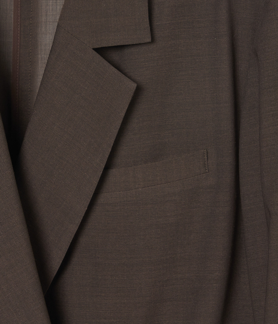 DOUBLE-BREASTED JACKET 詳細画像 BROWN 6