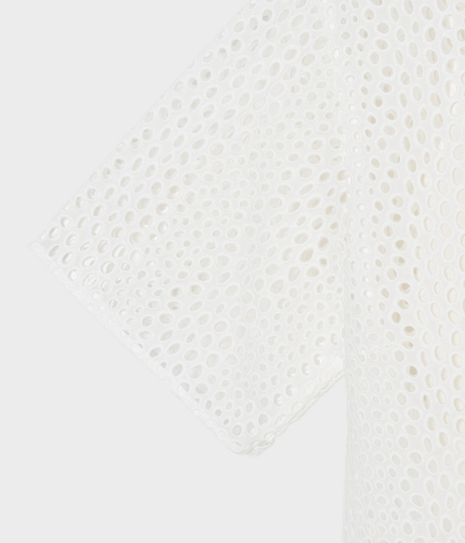 EYELET LACE TOP 詳細画像 WHITE 5