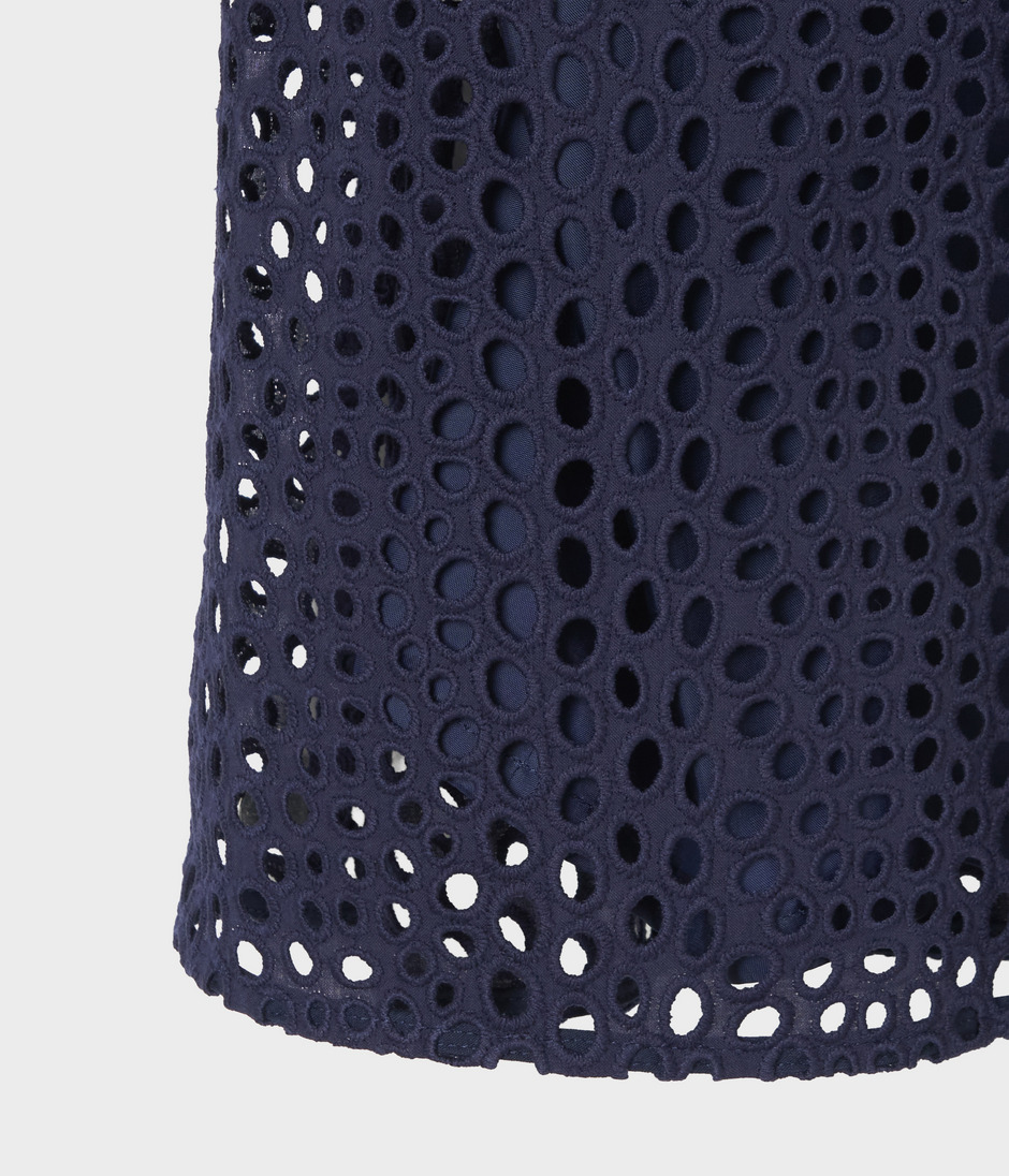 EYELET LACE TOP 詳細画像 NAVY 6
