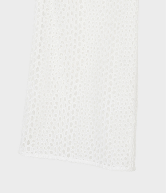 EYELET LACE DRAWSTRING TROUSERS 詳細画像