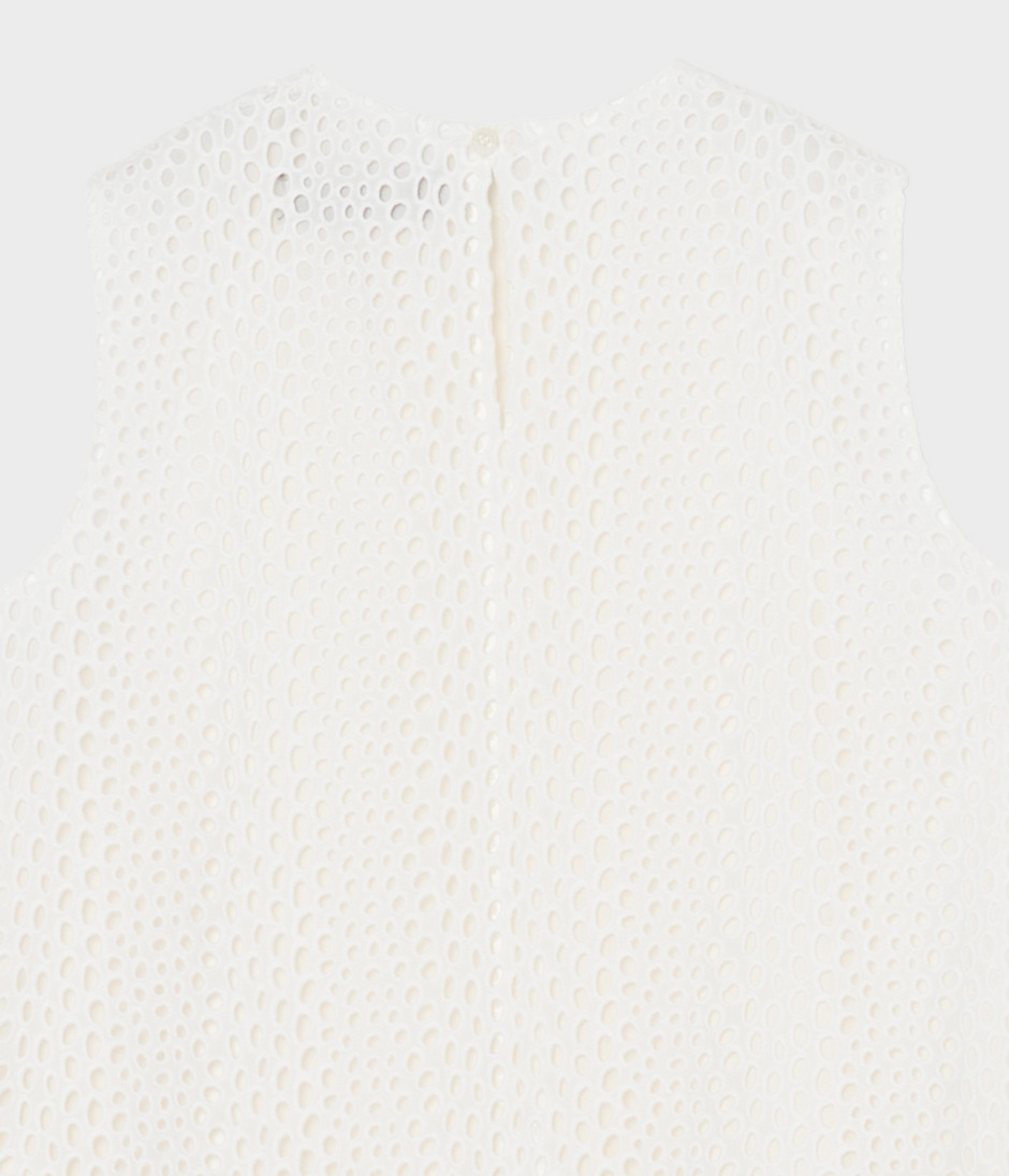 EYELET LACE TANK DRESS 詳細画像 WHITE 4