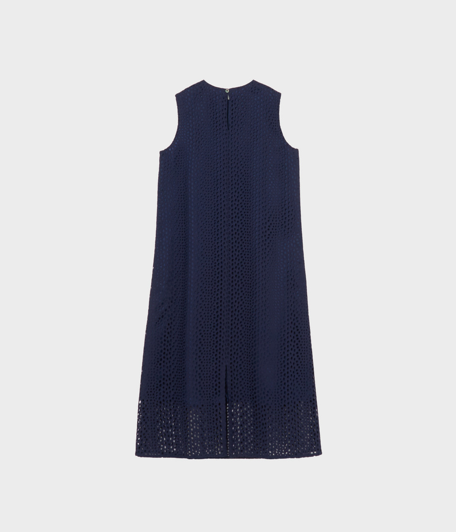 EYELET LACE TANK DRESS 詳細画像 NAVY 2