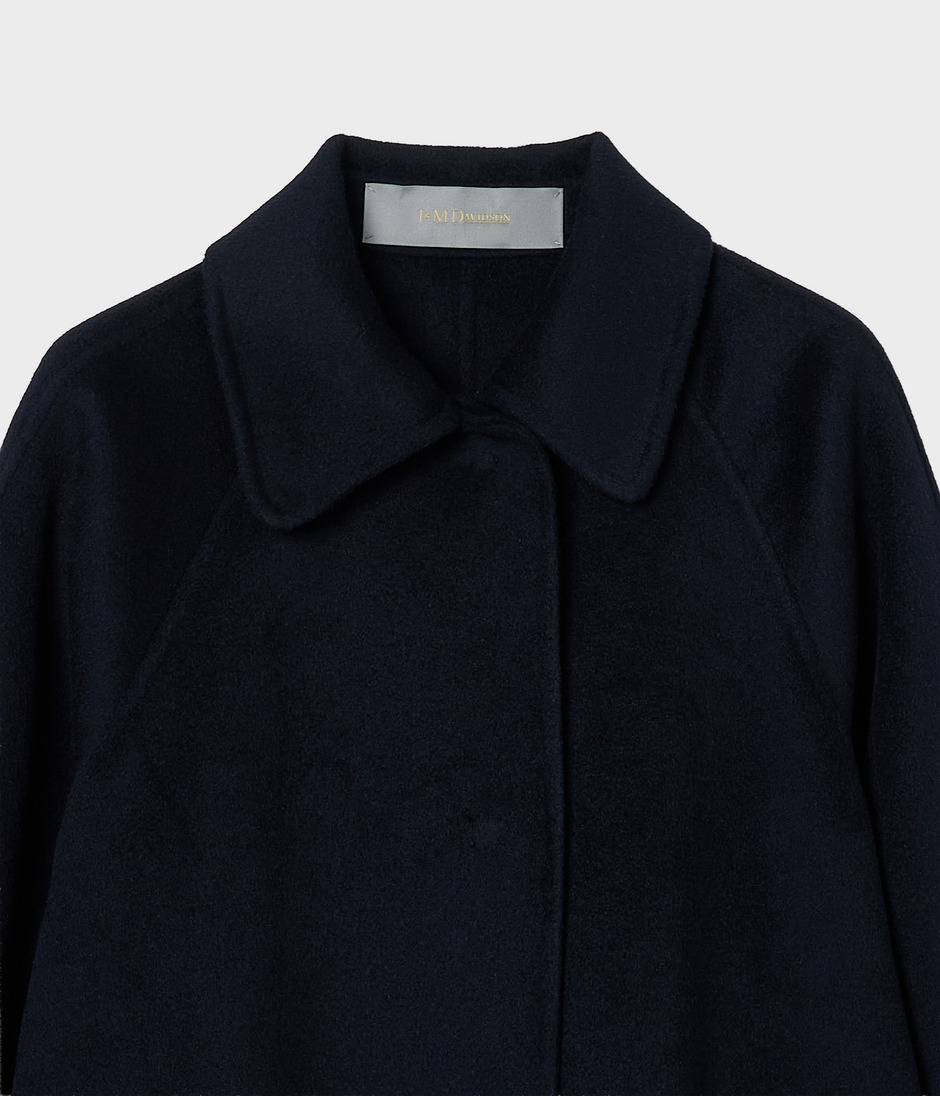 DOUBLE-FACED WOOL TENT LINE COAT 詳細画像 NAVY 3