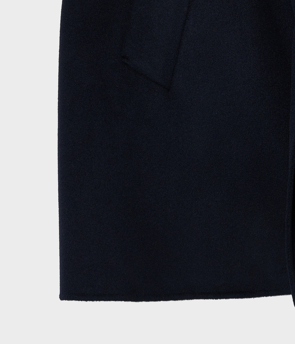 DOUBLE-FACED WOOL TENT LINE COAT 詳細画像 NAVY 5
