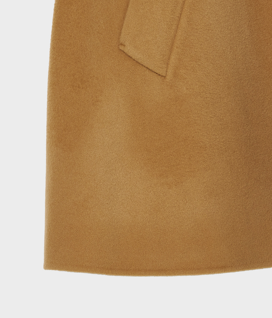 DOUBLE-FACED WOOL TENT LINE COAT 詳細画像 CAMEL 5