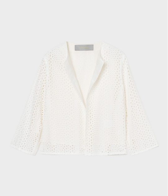 EYELET LACE JACKET