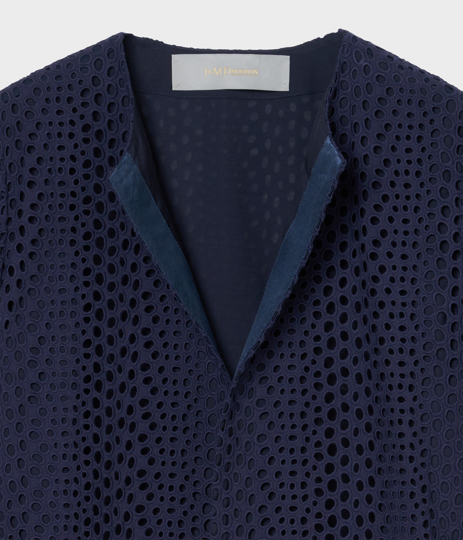 EYELET LACE JACKET 詳細画像 NAVY 3