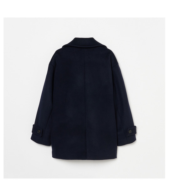 WOOL MELTON PEA COAT 詳細画像