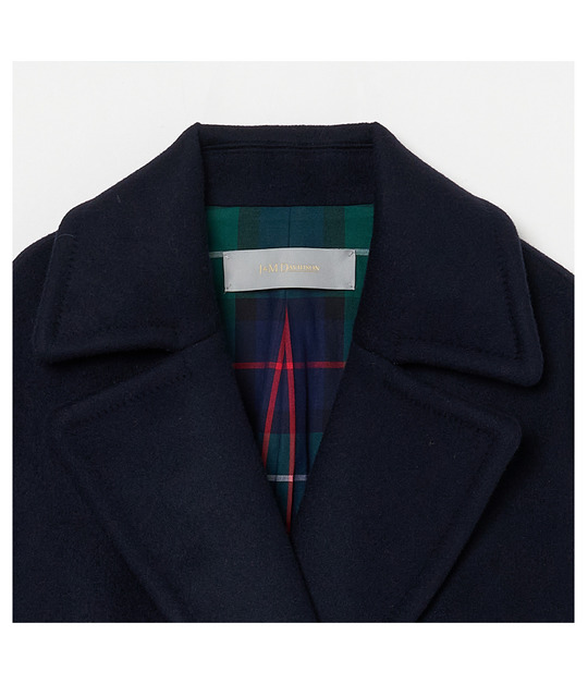 WOOL MELTON PEA COAT 詳細画像