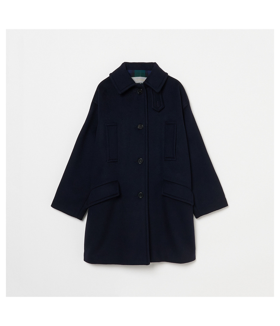 SOUTIEN COLLAR COAT 詳細画像 NAVY 1