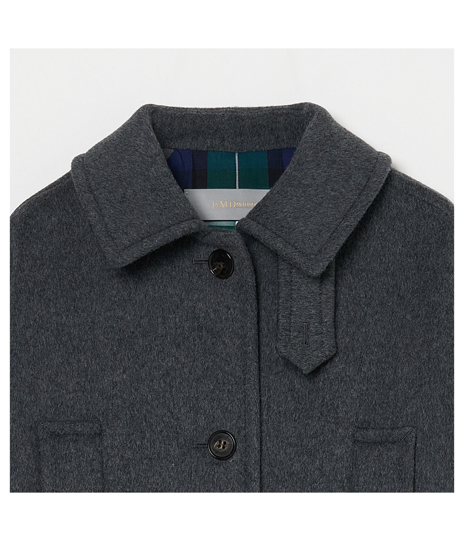 SOUTIEN COLLAR COAT 詳細画像 MEDIUM GRAY 3