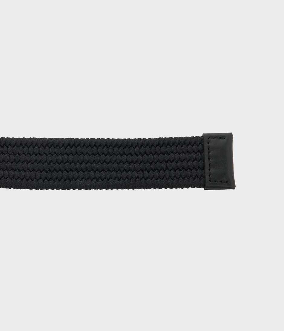 ENVELOPE BUCKLE WOVEN BELT 30MM 詳細画像 BLACK 4